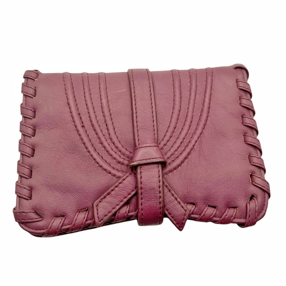Purple Leather Wallet